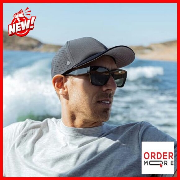 Water-Resistant Performance Snapback Hat, Hydrophobic Unisex Baseball Cap main image 5